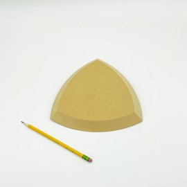 Spherical Triangle 8 inch Pottery Form
